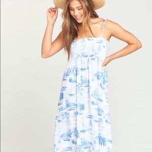 SMYMM Maggie Maxi Dress in Sail Away Size Large